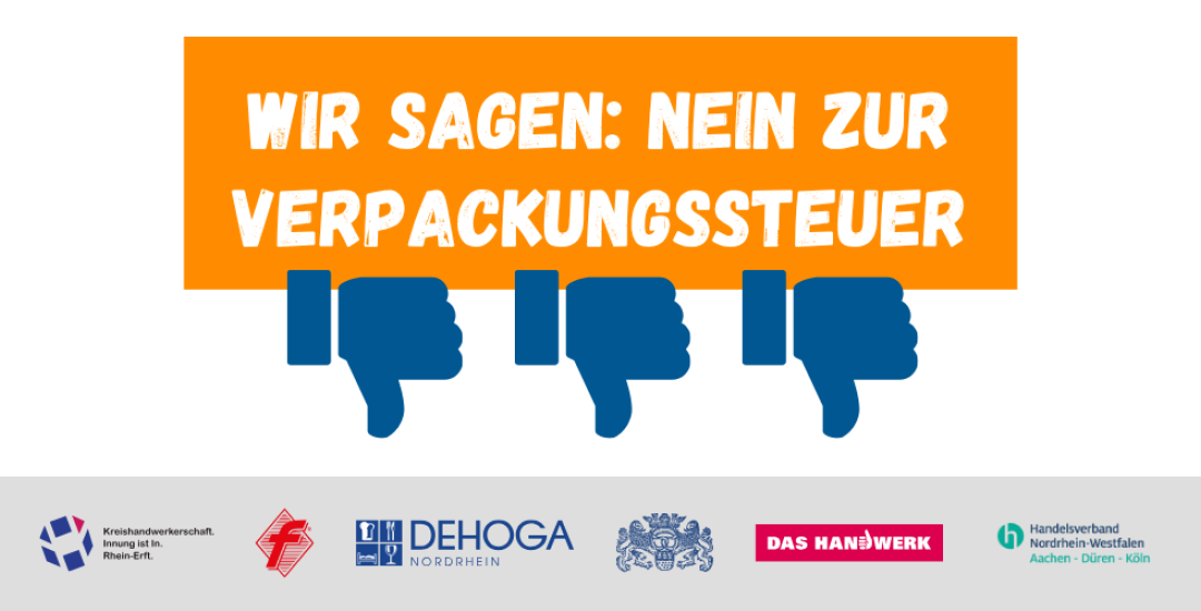 Nein zur Verpackungssteuer